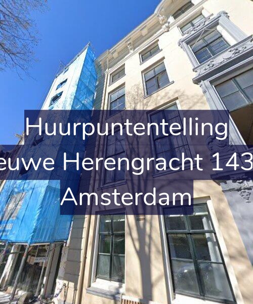 Foto gevel Huurpuntentelling voor Nieuwe Herengracht 143-A, Amsterdam