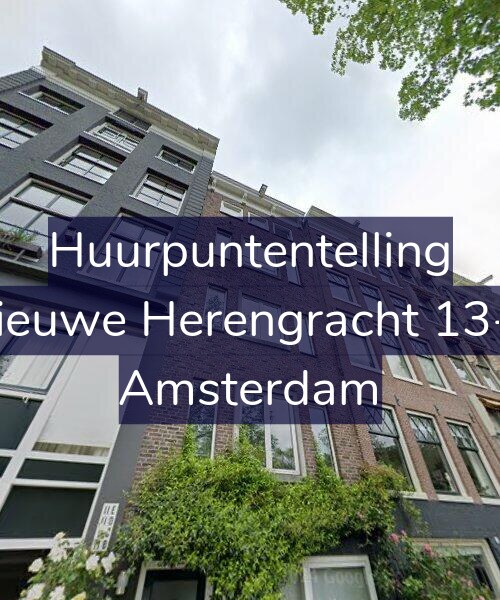 Foto gevel Huurpuntentelling voor Nieuwe Herengracht 13-2, Amsterdam