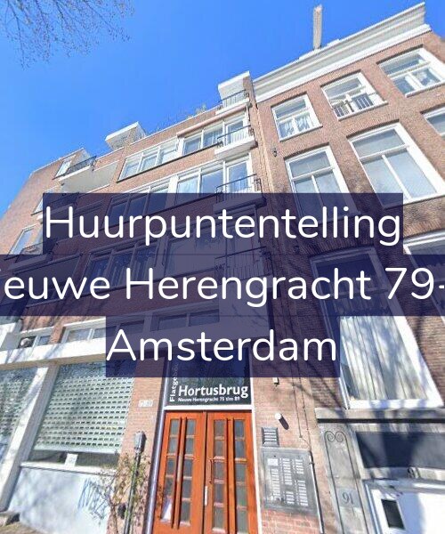 Foto gevel Huurpuntentelling voor Nieuwe Herengracht 79-C, Amsterdam
