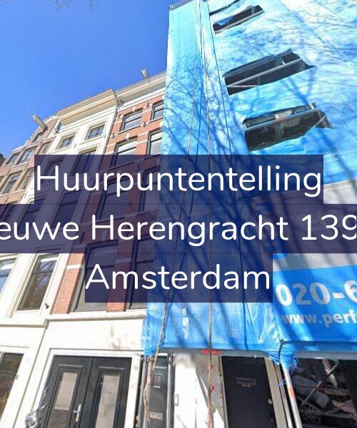 Foto gevel Huurpuntentelling voor Nieuwe Herengracht 139-1, Amsterdam