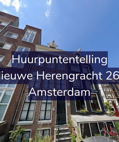 Foto gevel Huurpuntentelling voor Nieuwe Herengracht 263, Amsterdam