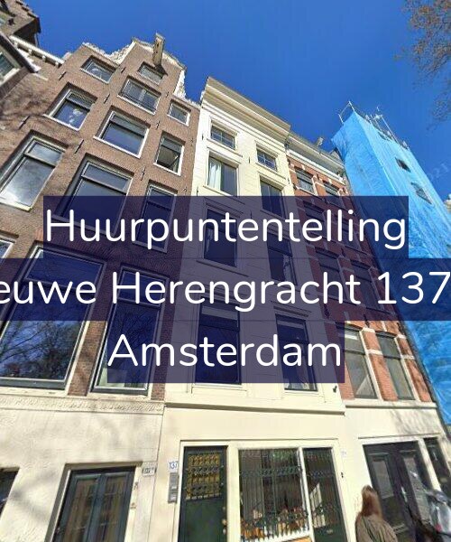 Foto gevel Huurpuntentelling voor Nieuwe Herengracht 137-H, Amsterdam
