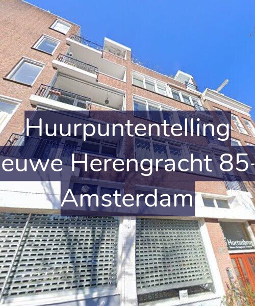 Foto gevel Huurpuntentelling voor Nieuwe Herengracht 85-A, Amsterdam