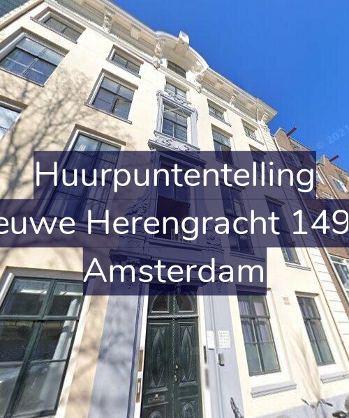 Foto gevel Huurpuntentelling voor Nieuwe Herengracht 149-D, Amsterdam