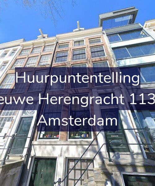 Foto gevel Huurpuntentelling voor Nieuwe Herengracht 113-A, Amsterdam