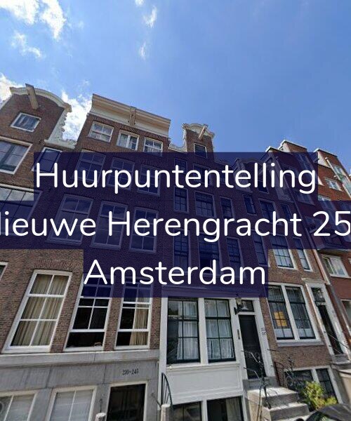 Foto gevel Huurpuntentelling voor Nieuwe Herengracht 253, Amsterdam
