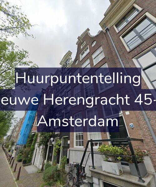 Foto gevel Huurpuntentelling voor Nieuwe Herengracht 45-A, Amsterdam