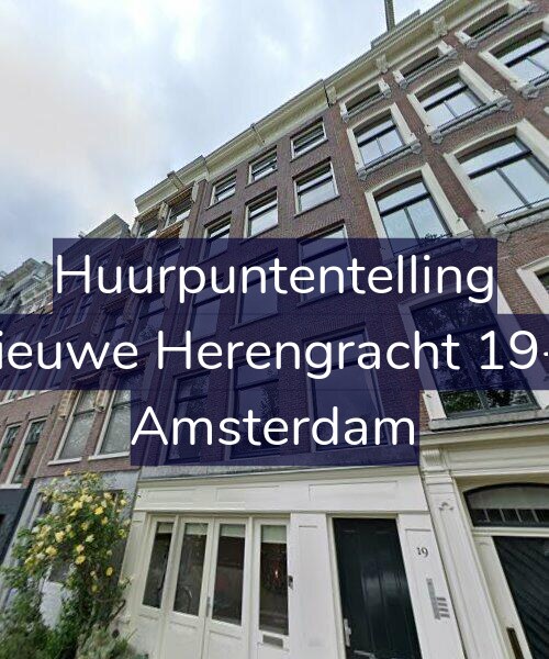 Foto gevel Huurpuntentelling voor Nieuwe Herengracht 19-1, Amsterdam