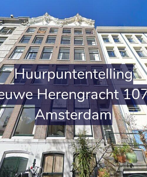 Foto gevel Huurpuntentelling voor Nieuwe Herengracht 107-2, Amsterdam