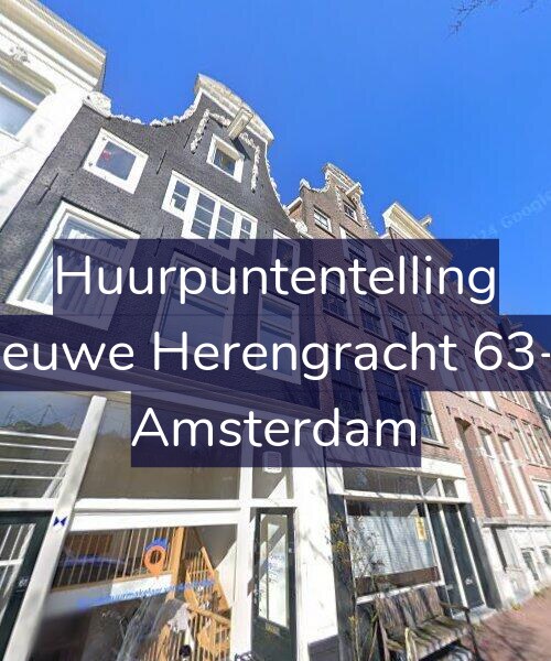 Foto gevel Huurpuntentelling voor Nieuwe Herengracht 63-H, Amsterdam