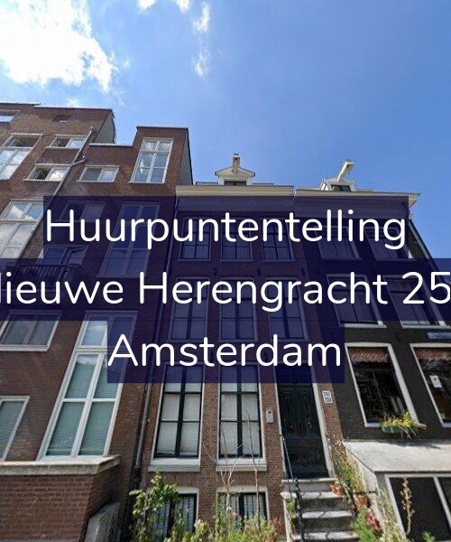 Foto gevel Huurpuntentelling voor Nieuwe Herengracht 259, Amsterdam