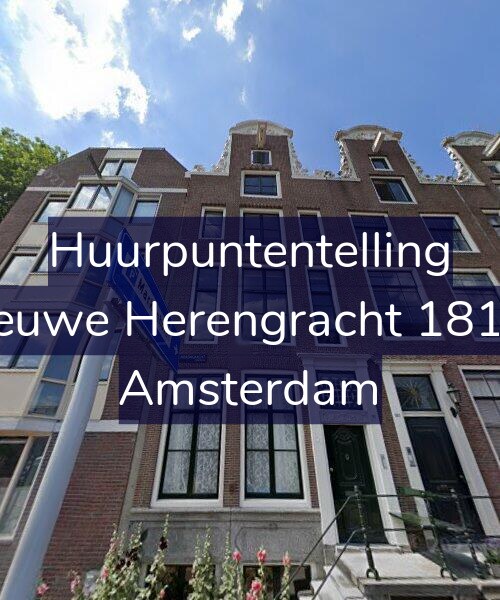Foto gevel Huurpuntentelling voor Nieuwe Herengracht 181-C, Amsterdam
