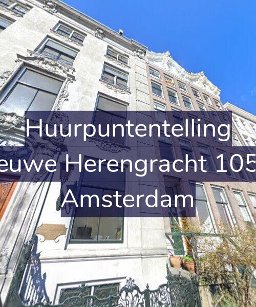 Foto gevel Huurpuntentelling voor Nieuwe Herengracht 105-2, Amsterdam