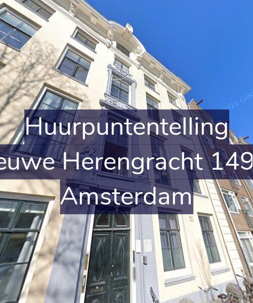 Foto gevel Huurpuntentelling voor Nieuwe Herengracht 149-A, Amsterdam