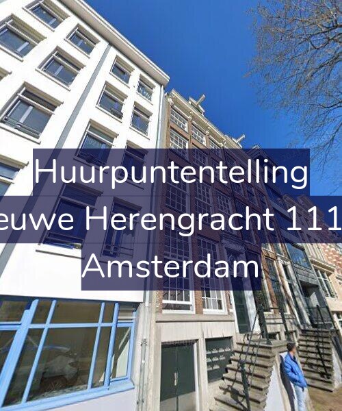Foto gevel Huurpuntentelling voor Nieuwe Herengracht 111-D, Amsterdam