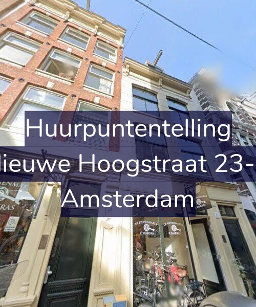 Foto gevel Huurpuntentelling voor Nieuwe Hoogstraat 23-C, Amsterdam