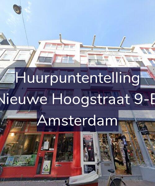 Foto gevel Huurpuntentelling voor Nieuwe Hoogstraat 9-B, Amsterdam
