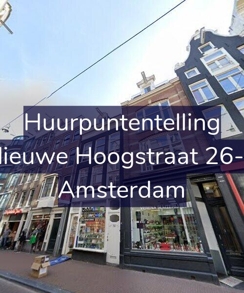 Foto gevel Huurpuntentelling voor Nieuwe Hoogstraat 26-1, Amsterdam