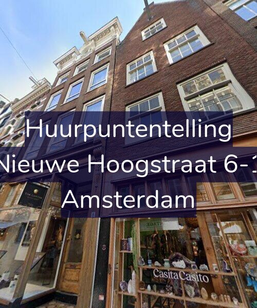 Foto gevel Huurpuntentelling voor Nieuwe Hoogstraat 6-1, Amsterdam