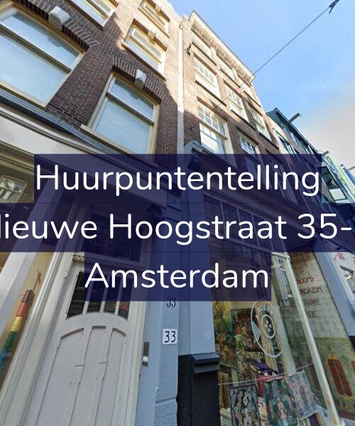 Foto gevel Huurpuntentelling voor Nieuwe Hoogstraat 35-B, Amsterdam