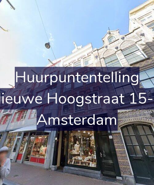 Foto gevel Huurpuntentelling voor Nieuwe Hoogstraat 15-B, Amsterdam