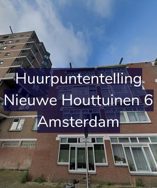 Foto gevel Huurpuntentelling voor Nieuwe Houttuinen 6, Amsterdam