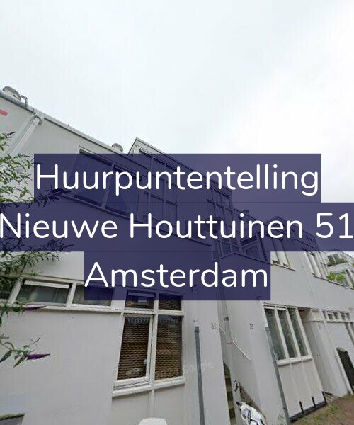 Foto gevel Huurpuntentelling voor Nieuwe Houttuinen 51, Amsterdam
