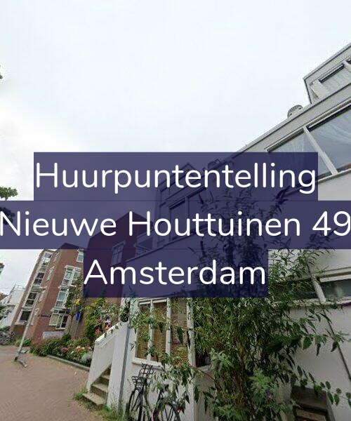 Foto gevel Huurpuntentelling voor Nieuwe Houttuinen 49, Amsterdam