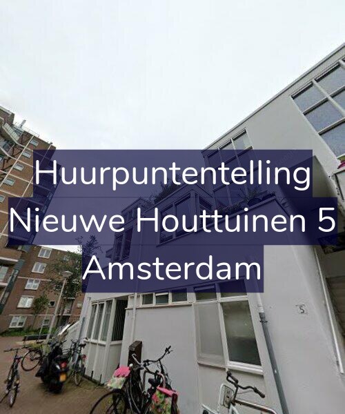 Foto gevel Huurpuntentelling voor Nieuwe Houttuinen 5, Amsterdam