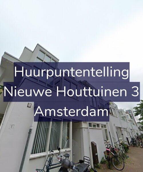 Foto gevel Huurpuntentelling voor Nieuwe Houttuinen 3, Amsterdam