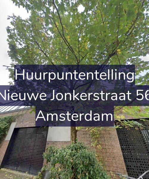 Foto gevel Huurpuntentelling voor Nieuwe Jonkerstraat 56, Amsterdam