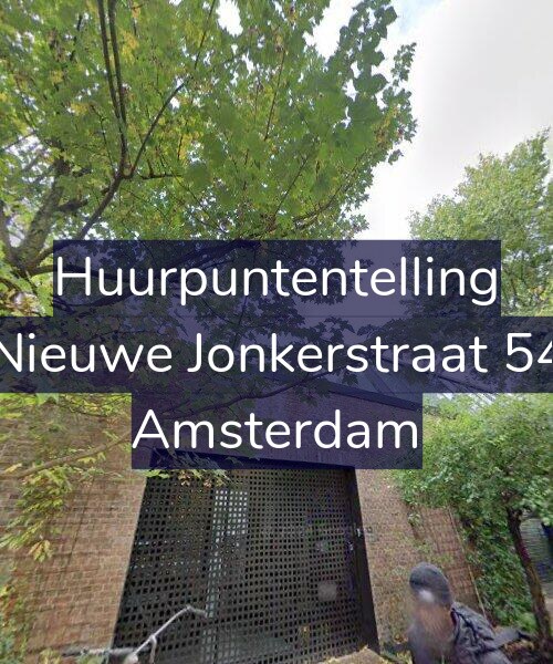 Foto gevel Huurpuntentelling voor Nieuwe Jonkerstraat 54, Amsterdam