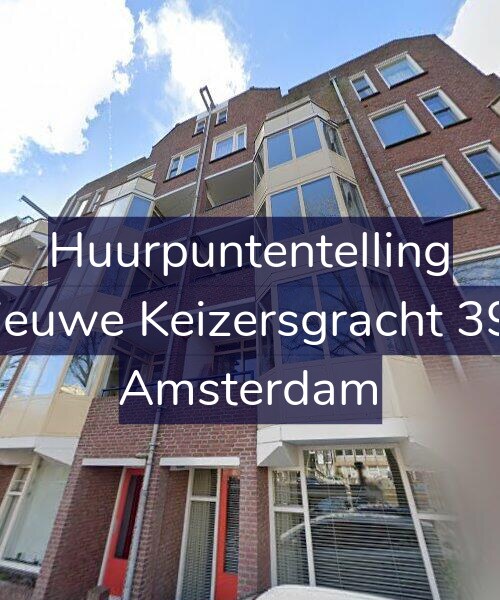 Foto gevel Huurpuntentelling voor Nieuwe Keizersgracht 390, Amsterdam