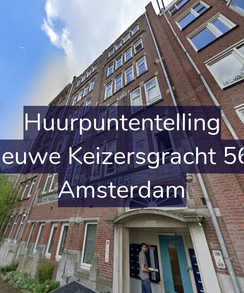 Foto gevel Huurpuntentelling voor Nieuwe Keizersgracht 566, Amsterdam