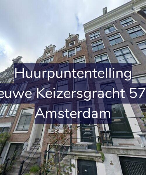 Foto gevel Huurpuntentelling voor Nieuwe Keizersgracht 57-O, Amsterdam