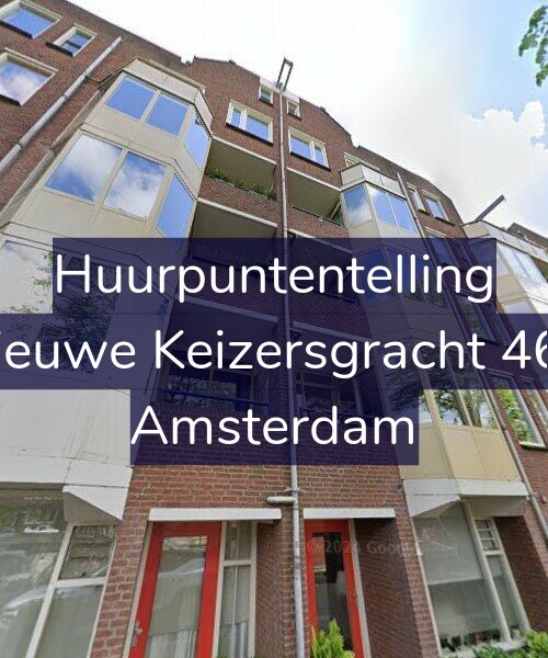 Foto gevel Huurpuntentelling voor Nieuwe Keizersgracht 462, Amsterdam