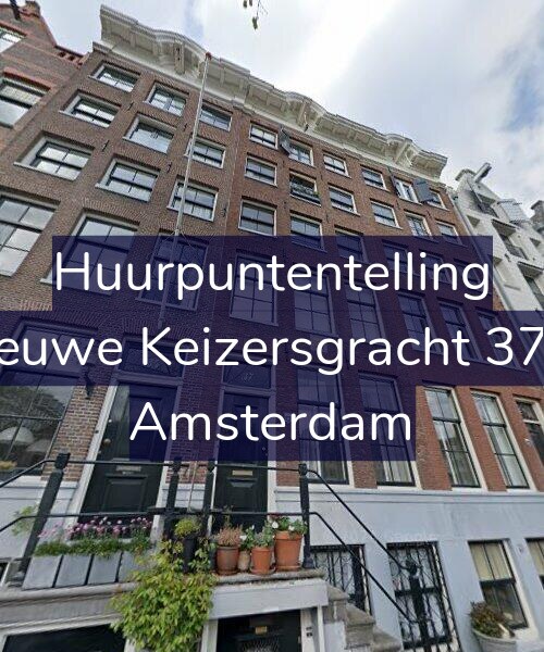 Foto gevel Huurpuntentelling voor Nieuwe Keizersgracht 37-1, Amsterdam