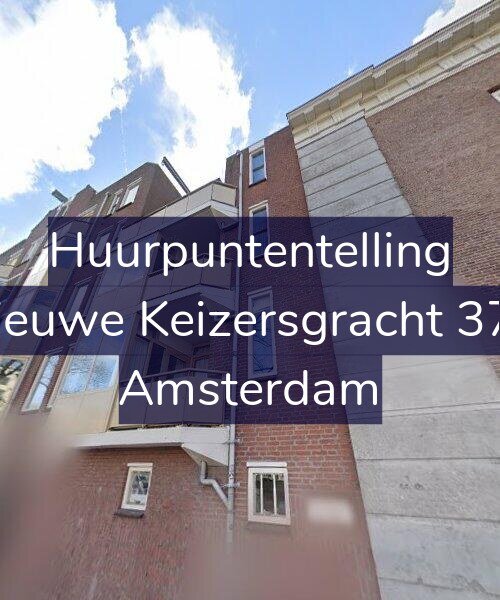 Foto gevel Huurpuntentelling voor Nieuwe Keizersgracht 370, Amsterdam