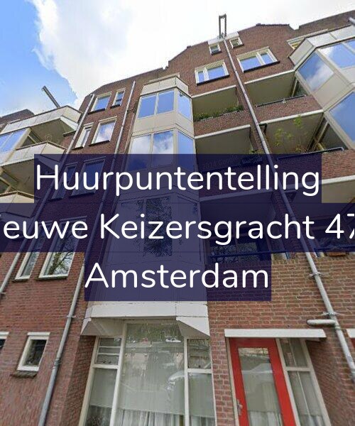 Foto gevel Huurpuntentelling voor Nieuwe Keizersgracht 474, Amsterdam