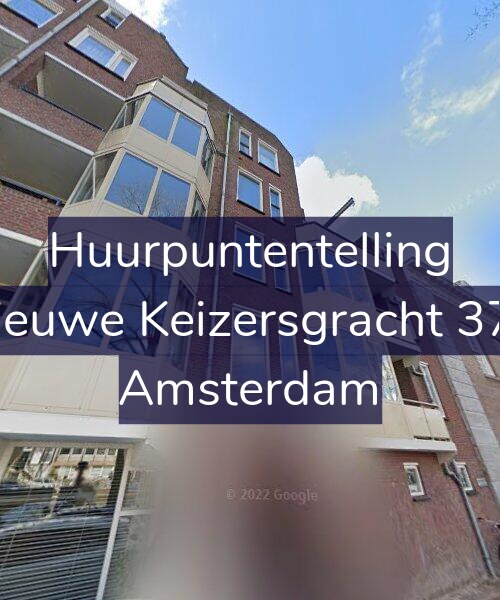 Foto gevel Huurpuntentelling voor Nieuwe Keizersgracht 374, Amsterdam