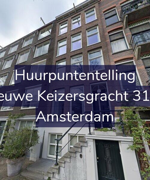 Foto gevel Huurpuntentelling voor Nieuwe Keizersgracht 31-H, Amsterdam
