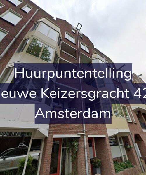 Foto gevel Huurpuntentelling voor Nieuwe Keizersgracht 424, Amsterdam