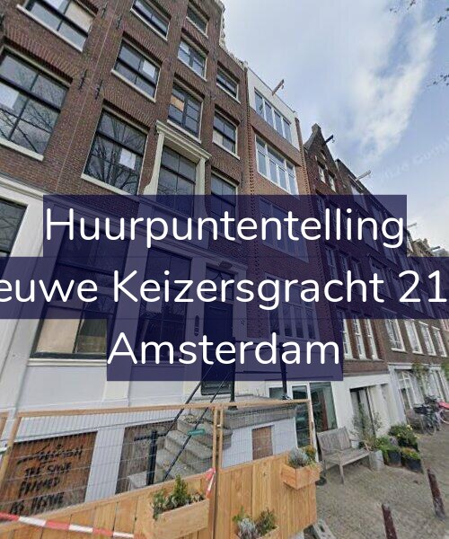 Foto gevel Huurpuntentelling voor Nieuwe Keizersgracht 21-H, Amsterdam