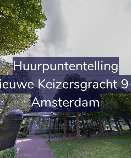 Foto gevel Huurpuntentelling voor Nieuwe Keizersgracht 9-E, Amsterdam