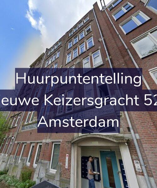 Foto gevel Huurpuntentelling voor Nieuwe Keizersgracht 520, Amsterdam