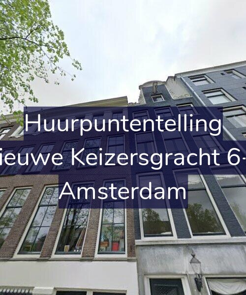 Foto gevel Huurpuntentelling voor Nieuwe Keizersgracht 6-2, Amsterdam