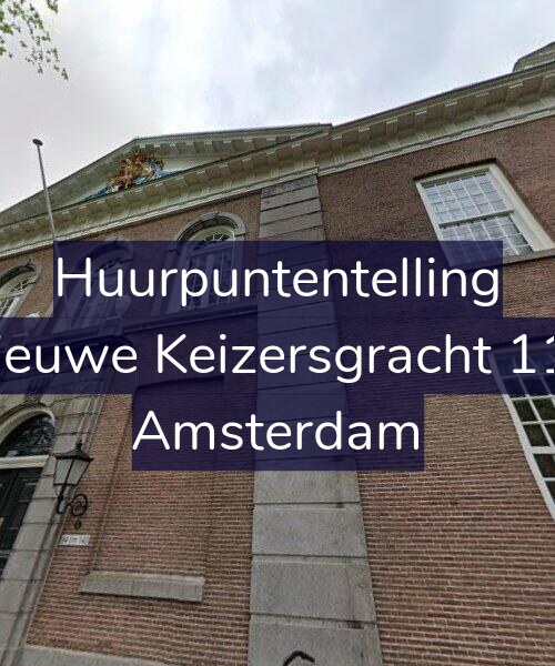 Foto gevel Huurpuntentelling voor Nieuwe Keizersgracht 112, Amsterdam