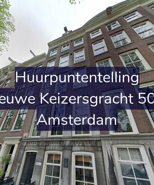 Foto gevel Huurpuntentelling voor Nieuwe Keizersgracht 50-E, Amsterdam
