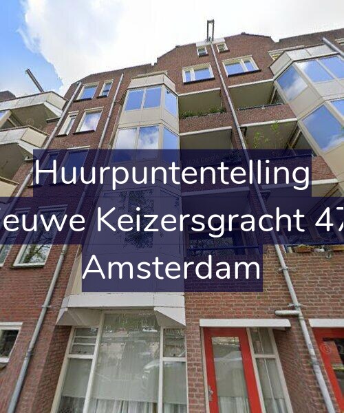 Foto gevel Huurpuntentelling voor Nieuwe Keizersgracht 472, Amsterdam
