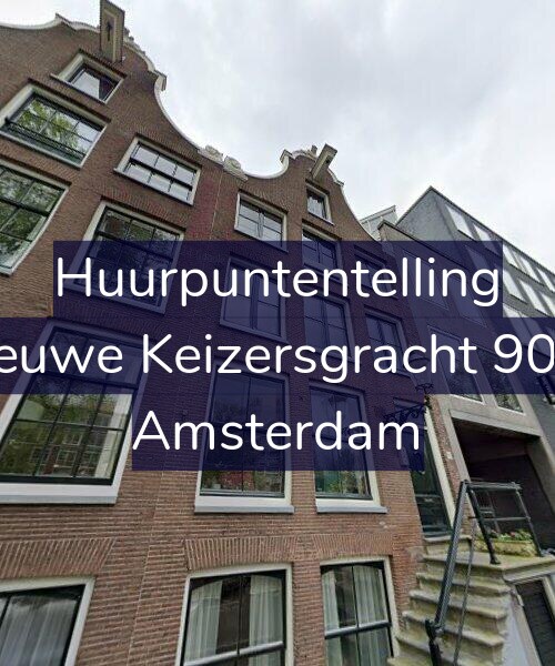 Foto gevel Huurpuntentelling voor Nieuwe Keizersgracht 90-B, Amsterdam